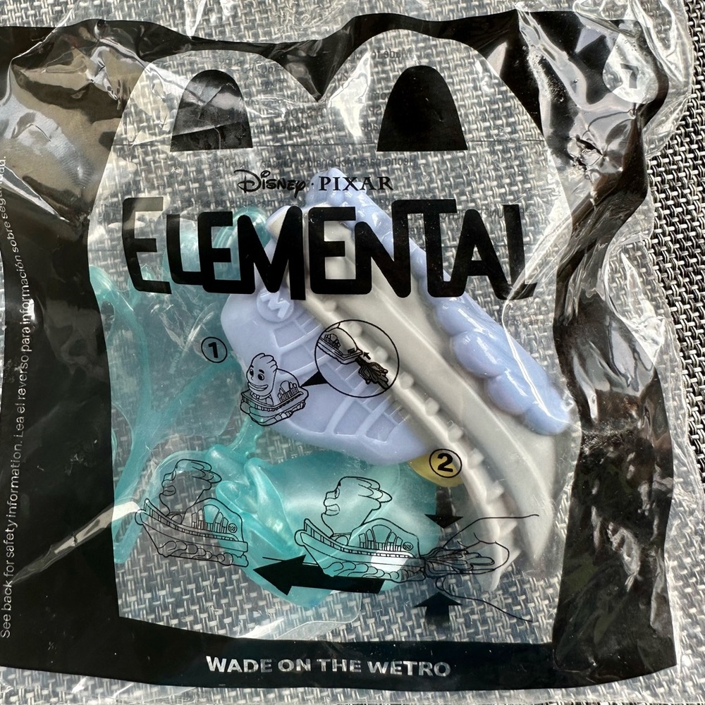 McDonald’s Happy Meal toy: Disney Pixar’s ELEMENTAL “Wade on the Wetro” #7